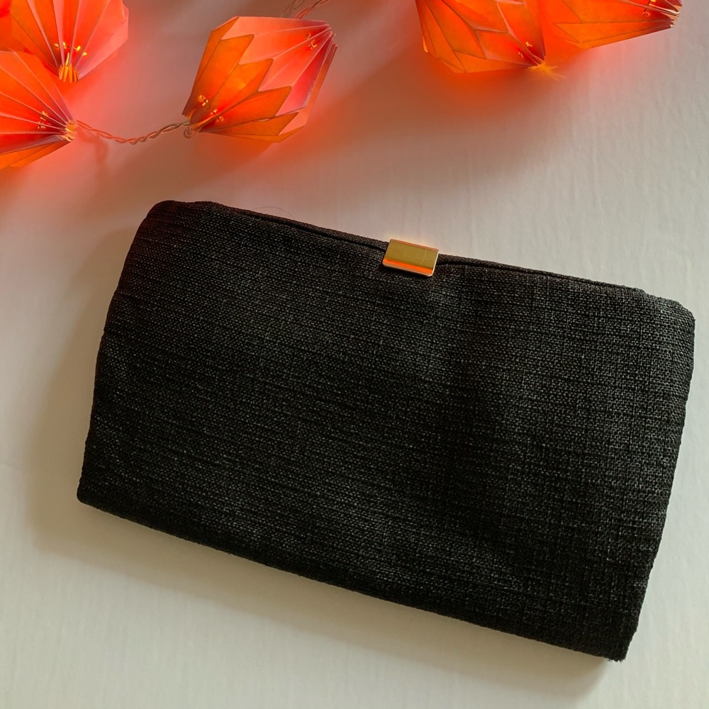 Vintage BIENEN DAVIS Clutch ⚫️🟡